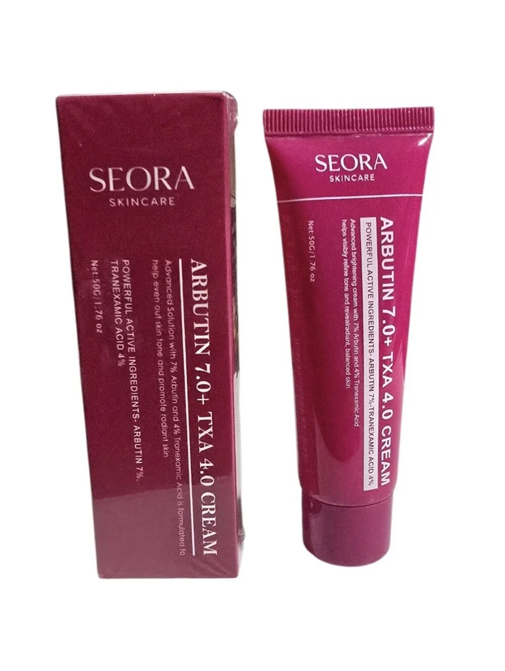 Arbutin 7.0 + TXA 4.0 Brightening Cream — Pink